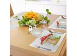 Tovagliette Abakuhaus Con Ricci, Simpatici Ricci Che Proteggono Dalla Pioggia Sotto Funghi Giganti Dai Colori Vivaci, Decorazioni Da Tavola In Tessuto Resistente Ai Colori Per La Sala Da Pranzo E La Cucina, Multicolore