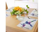 Tovagliette Abakuhaus Con Motivi Musicali Rock, Stelle Colorate, Disegni Artistici Musicali, Motivi Festivi, Decorazioni Da Tavola In Tessuto Resistente Ai Colori Per La Sala Da Pranzo E La Cucina, Multicolore