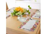 Tovagliette Abakuhaus Zuckerstange, Cornice Festosa E Divertente Con Caramelle Colorate, Snack, Festività, Decorazioni Per La Tavola In Tessuto Resistente Ai Colori Per La Sala Da Pranzo E La Cucina, Multicolore