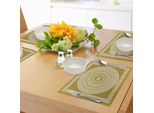 Abakuhaus Tovagliette Greche Con Motivo A Chiave, Frangia Con Ornamenti Vintage A Meandro Provenienti Dalla Grecia, Linee Retrò Intrecciate, Tiscjdeco In Tessuto Resistente Ai Colori Per La Sala Da Pranzo E La Cucina, Bianco