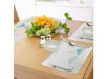 Tovagliette Abakuhaus Libelle, Waterlily E Dragonfly Sfondo Naturale Cloud Lake Sun Design, Tiscjdeco In Tessuto Resistente Al Lavaggio Per La Sala Da Pranzo E La Cucina, Verde Mela Azzurro
