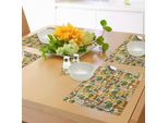 Abakuhaus Tovagliette Portamonete, Simboli Colorati Delle Icone Di Portafogli, Carte Di Credito, Dollari, Sterline, Tiscjdeco In Tessuto Resistente Ai Colori Per La Sala Da Pranzo E La Cucina, Multicolore