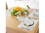 Abakuhaus Tovagliette Con Lettera C, Gigli Bianchi, Fiori, Ispirazione Naturale, Arte, Alfabeto, Lettera C, Stampa Abc, Decorazione Da Tavola In Tessuto Resistente Al Lavaggio Per Sala Da Pranzo E Cucina, Arancione Chiaro, Nero, Verde