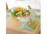 Abakuhaus Casa Dolce Casa, Felicità Assoluta Tovagliette, La Casa è Dove Si Trova Il Tuo Cuore Testo Ispiratore Graziosa Casetta Sulla Collina, Stampa Digitale Su Tessuto Lavabile Decorazioni Per La Tavola Cucina, Multicolore