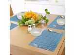 Tovagliette Abakuhaus Con Stelle, Disegnate A Mano Con Motivi Spaziali Astratti E Corpi Celesti, Design Colorato In Stile Scrapbooking, Tessuto Lavabile E Resistente Allo Scolorimento Per Sala Da Pranzo E Cucina, Multicolore.