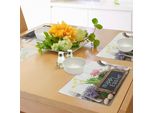 Abakuhaus Tovagliette Pasquali, Composizione Festiva Con Fiori Che Abbelliscono La Tavola Su Elementi Rustici Di Un Tavolo In Legno, Decorazioni Da Tavola In Tessuto Resistente Al Lavaggio Per La Sala Da Pranzo E La Cucina, Multicolore
