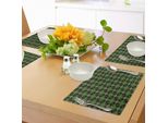 Abakuhaus Tovagliette Astratte, Motivo Caleidoscopico, Motivo A Mosaico, Composizione Geometrica E Floreale Antica, Tiscjdeco In Tessuto Resistente Al Colore Per La Sala Da Pranzo E La Cucina, Multicolore