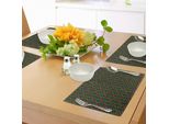 Abakuhaus Tovagliette Afghane, Forme Geometriche Colorate Disposte A Rombi Secondo Il Tradizionale Motivo Etnico, Tiscjdeco In Tessuto Resistente Al Lavaggio Per La Sala Da Pranzo E La Cucina, Multicolore