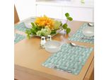 Tovagliette Abakuhaus Con Angeli, Angeli, Arpa Nel Cielo, Nuvole, Mito, Popolo, Lira, Musica Popolare, Gioia, Tiscjdeco In Tessuto Resistente Ai Colori Per La Sala Da Pranzo E La Cucina, Marrone, Giallo, Bianco Schiuma Di Mare