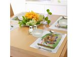 Tovagliette Abakuhaus Per Camper, Scout, Bambini In Campeggio, Illustrazione A Tema Avventura All'aria Aperta, Tiscjdeco In Tessuto Resistente Ai Colori Per La Sala Da Pranzo E La Cucina, Multicolore