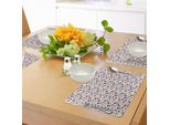 Tovagliette Abakuhaus Con Motivi Di Animali, Allegri Animali Domestici, Motivi Colorati, Gatti, Cani, Pesci, Uccelli E Topolini, Cuori, Tiscjdeco In Tessuto Resistente Al Lavaggio Per La Sala Da Pranzo E La Cucina, Multicolore