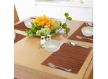 Tovagliette Orientali Abakuhaus, Motivo Geometrico Africano Folcloristico Con Rombi E Linee, Disegno Floreale Ornamentale, Tiscjdeco In Tessuto Resistente Al Lavaggio Per La Sala Da Pranzo E La Cucina, Multicolore