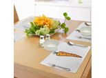 Abakuhaus Tovagliette Verdi E Arancioni, Disegno Di Carote Con Doodle Simplistic Vegetable Design, Tiscjdeco In Tessuto Resistente Al Lavaggio Per La Sala Da Pranzo E La Cucina, Arancione Scuro Verde Smeraldo Arancione