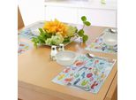 Tovagliette Abakuhaus Marine, Serie Di Animali Marini: Granchi, Polpi, Aragoste, Polpi, Alghe, Stelle Marine, Razze, Tiscjdeco In Tessuto Resistente Al Lavaggio Per La Sala Da Pranzo E La Cucina, Multicolore.