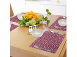 Abakuhaus Tovagliette Foglie, Fogliame Con Diversi Motivi Colorati Quattro Stagioni Illustrazione Artistica Naturale, Tiscjdeco In Tessuto Resistente Al Colore Per La Sala Da Pranzo E La Cucina, Multicolore