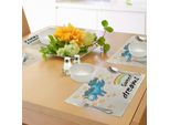 Abakuhaus Tovagliette "Sogni D'oro"", Fantastica Composizione Infantile Con Unicorno, Stelle In Stile Doodle E Arcobaleno, Decorazione Da Tavola In Tessuto Resistente Ai Colori Per La Sala Da Pranzo E La Cucina, Multicolore"