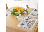 Tovagliette Abakuhaus Koala, Koala Hippie Con Camicia Poligonale Colorata Con Triangolo Triangolare Animale Australiano, Tiscjdeco In Tessuto Resistente Al Colore Per La Sala Da Pranzo E La Cucina, Multicolore