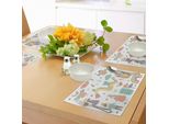 Tovagliette Fantasia Abakuhaus, Con Motivi Scarabocchiati Di Draghi, Fate, Maghi, Elementi Medievali E Leggende Eroiche, Tiscjdeco In Tessuto Resistente Ai Colori Per La Sala Da Pranzo E La Cucina, Multicolore