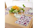 Tovagliette Abakuhaus Zirkus, Circo Colorato Con Mago, Elefante, Ballerina, Acrobata E Vari Personaggi Divertenti, Tovaglietta Decorativa In Tessuto Resistente Ai Colori Per La Sala Da Pranzo E La Cucina, Multicolore