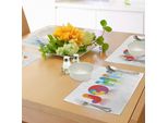 Abakuhaus Tovagliette John, Nome Ancestrale Dei Bambini Con Origini Medievali, Puzzle A Tema Asilo, Design Prescolare, Tiscjdeco In Tessuto Resistente Al Colore Per La Sala Da Pranzo E La Cucina, Multicolore