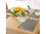 Tovagliette Hippie Abakuhaus, Stile Retrò Arabo Iraniano Classico E Vivace, Che Richiama La Cultura Hippie, Tiscjdeco In Tessuto Resistente Ai Colori Per La Sala Da Pranzo E La Cucina, Multicolore