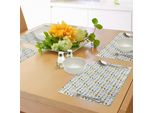 Tovagliette Per Bambini Abakuhaus, Animali Domestici Cavallo Maiale Mucca Pecora E Gallina Disegno Cartoon Doodle, Tiscjdeco In Tessuto Resistente Al Colore Per Sala Da Pranzo E Cucina, Multicolore