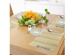 Tovagliette Orientali Abakuhaus, Rose Sbocciate E Peonie Con Foglie, Motivo Ornamentale Con Petali, Tiscjdeco In Tessuto Resistente Al Lavaggio Per La Sala Da Pranzo E La Cucina, Caffè Chiaro E Bianco