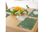 Abakuhaus Tovagliette Arabe, Ricchi Motivi Decorativi Ricci Su Sfondo Turchese, Design Classico, Tiscjdeco In Tessuto Resistente Al Lavaggio Per La Sala Da Pranzo E La Cucina, Turchese, Giallo E Verde Acqua.