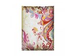 Abakuhaus Arazzo Colorato, Bouquet Di Fiori Paisley In Morbido Tessuto Microfibra Colori Chiari Che Non Sbiadiscono Lavabile, 110 X 150 Cm, Multicolore