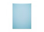 Tappeto Da Parete Abakuhaus Azzurro, Quadrati Intrecciati In Diagonale In Morbido Tessuto In Microfibra, Colori Chiari Che Non Sbiadiscono, Lavabile, 110 X 150 Cm, Azzurro