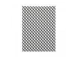 Arazzo Moderno Abakuhaus, Pennellate Minimaliste In Morbido Tessuto Microfibra, Colori Chiari Che Non Sbiadiscono, Lavabile, 110 X 150 Cm, Grigio Antracite Bianco