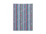 Arazzo Pastello Abakuhaus, Strisce Verticali E Pois In Morbido Tessuto Microfibra, Colori Chiari Che Non Sbiadiscono, Lavabile, 110 X 150 Cm, Multicolore