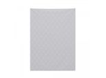 Abakuhaus Arazzo Geometrico, Morbidi Quadrati In Morbido Tessuto Microfibra Colori Chiari Che Non Sbiadiscono Lavabile, 110 X 150 Cm, Grigio Chiaro Bianco