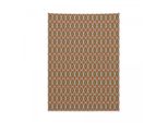 Abakuhaus Arazzo Geometrico, Quadrati Etnici Aztechi In Morbido Tessuto Microfibra Colori Chiari Che Non Sbiadiscono Lavabile, 110 X 150 Cm, Giallo Chiaro Arancione Blu
