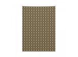 Arazzo Abakuhaus Damask, Figure Classiche Ricurve In Morbido Tessuto Microfibra, Colori Chiari Che Non Sbiadiscono, Lavabile, 110 X 150 Cm, Giallo Caramello, Marrone Terra D'ombra