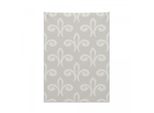 Abakuhaus Arazzo Geometrico, Morbido Motivo Damascato In Morbido Tessuto Microfibra, Colori Chiari Che Non Sbiadiscono, Lavabile, 110 X 150 Cm, Beige