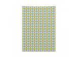 Abakuhaus Arazzo Geometrico, Vivaci Forme A Pois In Morbido Tessuto Microfibra, Colori Chiari Che Non Sbiadiscono, Lavabile, 110 X 150 Cm, Multicolore