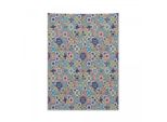Tappeto Marocchino Abakuhaus, Set Di Fiori Colorati In Morbido Tessuto Microfibra, Colori Chiari Che Non Sbiadiscono, Lavabile, 110 X 150 Cm, Multicolore