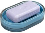 Bremermann Serie Bagno Savona Portasapone, Portasapone In Plastica, Blu