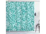 Abakuhaus Tenda Da Doccia Turchese, Triangoli Moderni, Opaca All'acqua, Incl. 12 Anelli, Resistente A Batteri E Muffe, 175 X 240 Cm, Turchese Verde Acqua