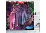 Abakuhaus Tenda Da Doccia Naturale, Chinese Karst Asian, Impermeabile, Inclusi 12 Anelli, Resistente A Batteri E Muffe, 175 X 240 Cm, Multicolore