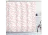 Abakuhaus Tenda Da Doccia Giapponese, Fiori Di Ciliegio In Primavera, Opaca, Incl. 12 Anelli, Resistente A Batteri E Muffe, 175 X 240 Cm, Bianco Corallo