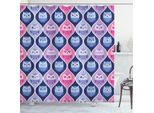 Abakuhaus Tenda Da Doccia Con Animali, Gufi Dormienti Verticali, Impermeabile, Inclusi 12 Anelli, Resistente A Batteri E Muffe, 175 X 200 Cm, Rosa, Viola, Blu