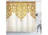 Abakuhaus Tenda Da Doccia Vittoriana, Arte Barocca Medievale, Opaca All'acqua, Incl. 12 Anelli, Resistente A Batteri E Muffe, 175 X 200 Cm, Marrone Chiaro Crema