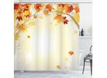Abakuhaus Tenda Da Doccia Con Foglie, Foglie Autunnali E Albero, Opaca All'acqua, Incl. 12 Anelli, Resistente A Batteri E Muffe, 175 X 240 Cm, Multicolore