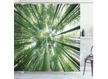 Abakuhaus Tenda Da Doccia Verde, Foresta Pluviale Tropicale Bambù, Opaca, Incl. 12 Anelli, Resistente A Batteri E Muffe, 175 X 240 Cm, Verde