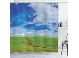 Abakuhaus Tenda Da Doccia Bianca, Gothic Medieval Magic, Impermeabile, Inclusi 12 Anelli, Resistente A Batteri E Muffe, 175 X 200 Cm, Bianco E Nero