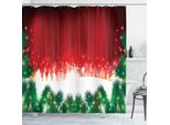 Abakuhaus Tenda Da Doccia Natalizia, Scatole A Tema Capodanno, Opaca All'acqua, Incl. 12 Anelli, Resistente A Batteri E Muffe, 175 X 200 Cm, Multicolore