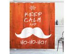 Abakuhaus Tenda Da Doccia Per Capodanno, Parole Umoristiche Rassicuranti, Opaca All'acqua, Incluse 12 Anelle, Resistente A Batteri E Muffe, 175 X 240 Cm, Bianco Vermiglio