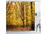 Abakuhaus Tenda Da Doccia Wald, Foresta Autunnale Naturale, Opaca, Incl. 12 Anelli, Resistente A Batteri E Muffe, 175 X 200 Cm, Grigio Verde